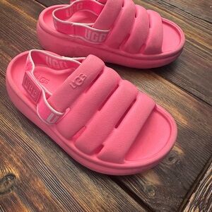 UGG Kids Pink Sandals